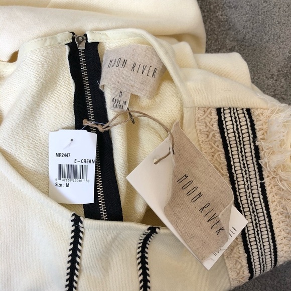 Moon River Fringe & Embroidery Dress NWT - Picture 7 of 9